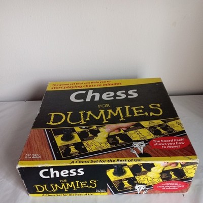 Schach für Dummies Set Brettspiel - Spielen lernen illustriert
