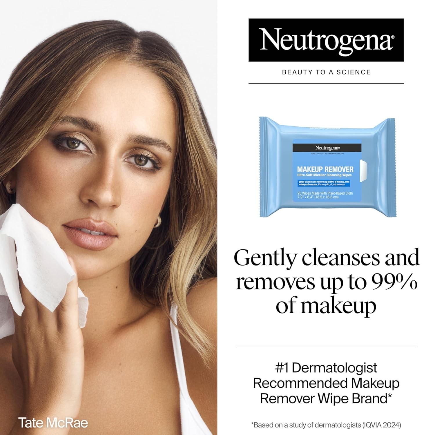 Neutrogena Makeup Remover Wipes, Ultra-Soft Cleansing Facial Towelettes 2 Packs