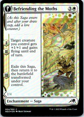 Befriending the Moths C Foil NEO Kamigawa: Neon Dynasty 4 NM