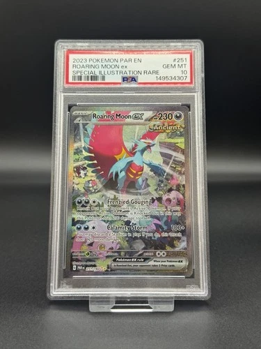 Roaring Moon Ex 251/182 PSA 10 Paradox Rift Pokemon Card