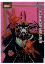 2026 Topps Chrome Marvel SISTER SORROW Debut Pink Refractor /250 Card#159