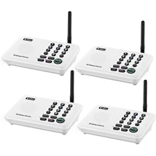 10-Channel Call All Wuloo FM Wireless Intercoms for Home Office Building Talking