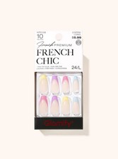 ABNY GLAMIFY FRENCH CHIC 10 DAY WEAR 24 NAILS COFFIN LONG #NTFC08