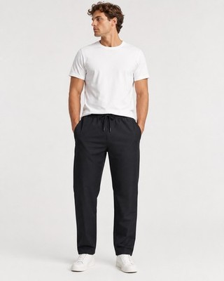LEG3ND Men s Black Straight-Leg Joggers / Sweatpants   Medium - New NWT