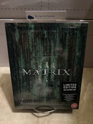 The Matrix 4K Full Slip SteelBook UHD Blu-ray Titans of Cult #16 [1999] ShpNxtDy