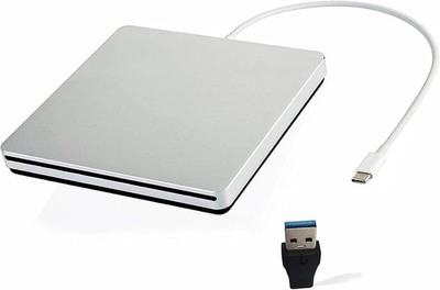 External USB-C SuperDrive DVD CD Drive Portable DVD CD Reader/Burner for Apple-M