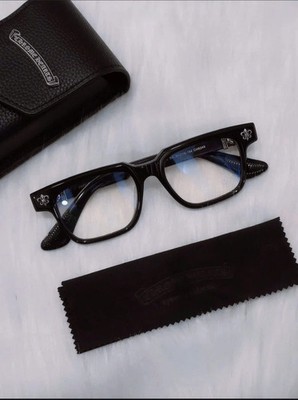 Chrome Hearts CH8349 Eyeglasses Frame Black 51-19 154 Unisex