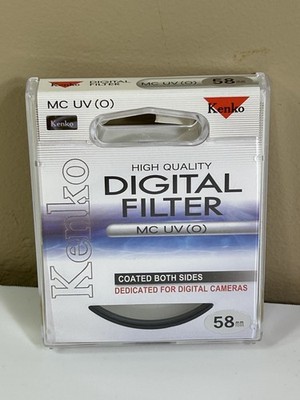 NEW Kenko High Quality Digital Filter MC UV (0) 58mm 58 mm - NIP  - B29