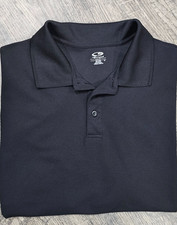 Champion Men's Golf Polo Duo Dry Performance Black 2XL