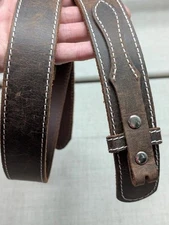 vintage USA made RANGER buckle belt 40 cowhide leather WESTERN handcrafted brown