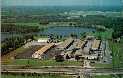 Quality Inn Lake Wright Norfolk Virginia VA Aerial View Postcard
