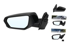 Black Paint Driver Side Mirror Assembly Compatible with 2018-2024 Equinox Left