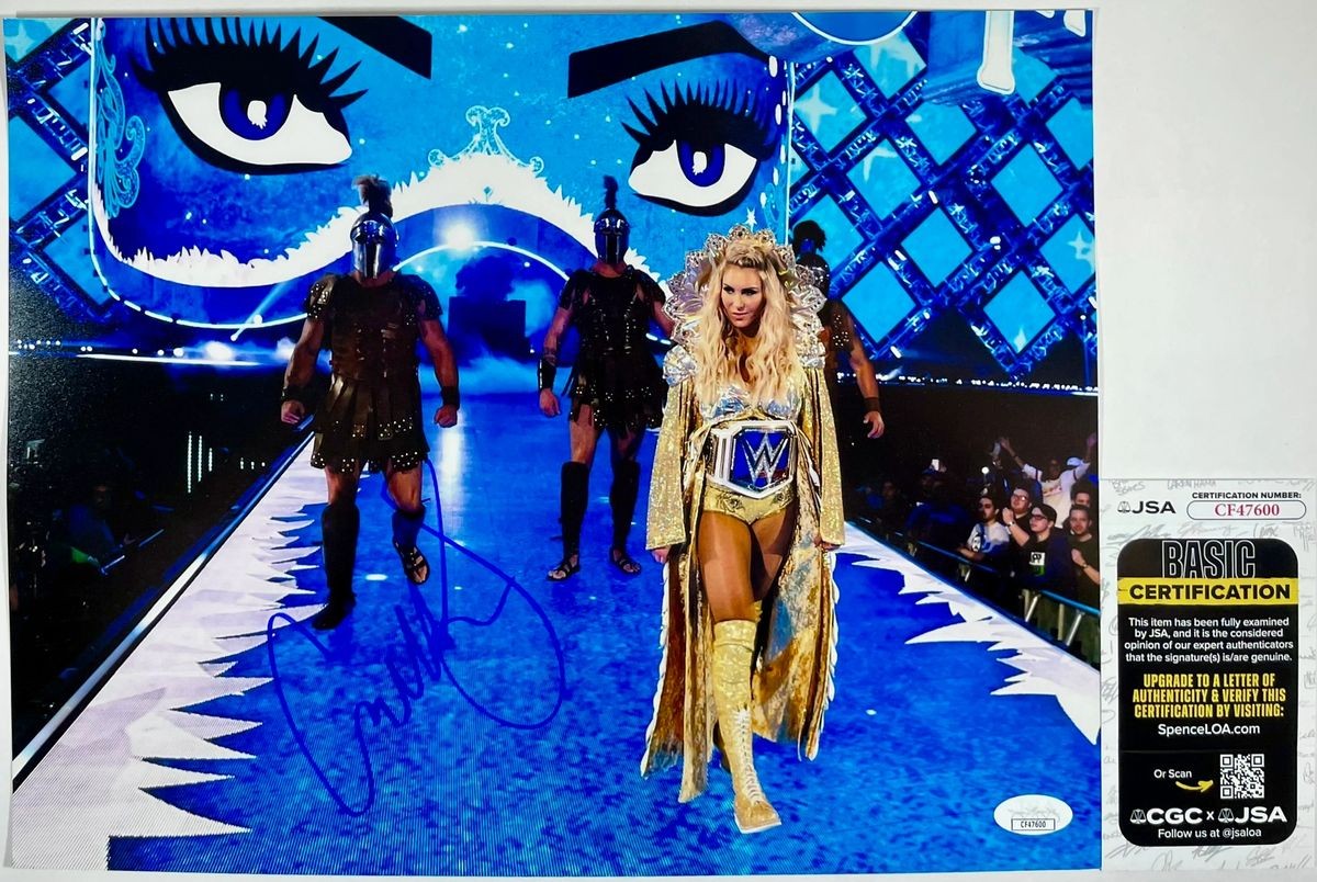 シャーロット・フレアー　直筆サインカード　/50 charlotte flair WWE CHARLOTTE FLAIR Signed Card Raw Smackdown | eBay