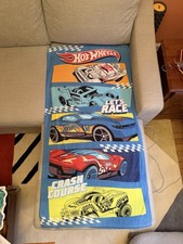 Toalla de baño/piscina/playa de algodón para niños, 58 pulgadas X 28 pulgadas, Hot Wheels