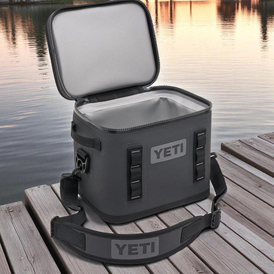 YETI Tolva Abatible 12 Enfriador Suave - Carbón - Envío Rápido - Envío GRATIS Foto 3 de 4