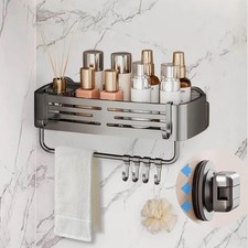 Onemake Shower Caddy Suction Cup, No Drilling Bathroom Shower Shelf, Corner Show