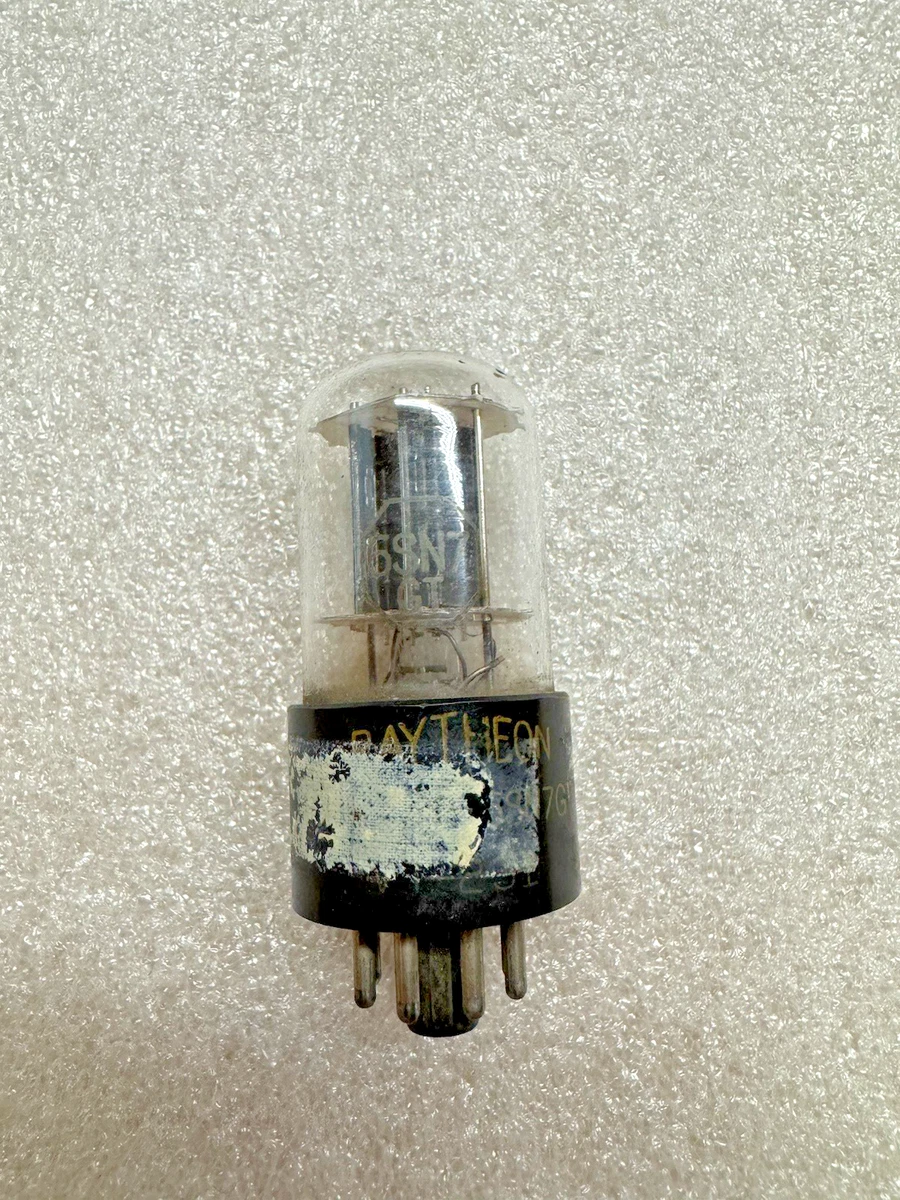 Raytheon JAN CRP 6SN7GT (Jb-3-21 K)RAYTHEON VT-231 6SN7 イカリJAN