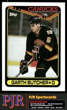 Garth Butcher 1990-91 Topps #150 Vancouver Canucks