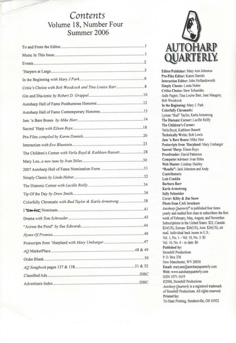 Autoharp Quarterly, Summer 2006, Volume 18, Number 4 - Imagen 2 de 3