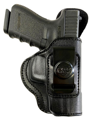 IWB Black Full Grain Leather Holster by Maxx Carry - Total Comfort! Choose Model