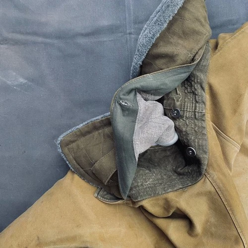 Vintage rare 80s ussr siviet army military tanker winter fufaika jacket  image 11