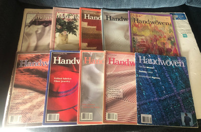 Vintage Handwoven by Interweave Press NEW Issues from 1986-1994