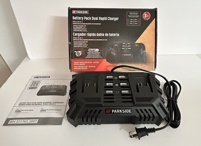 #ad Parkside Dual Quick Charger PDSLG 20 A1 1 $45.65