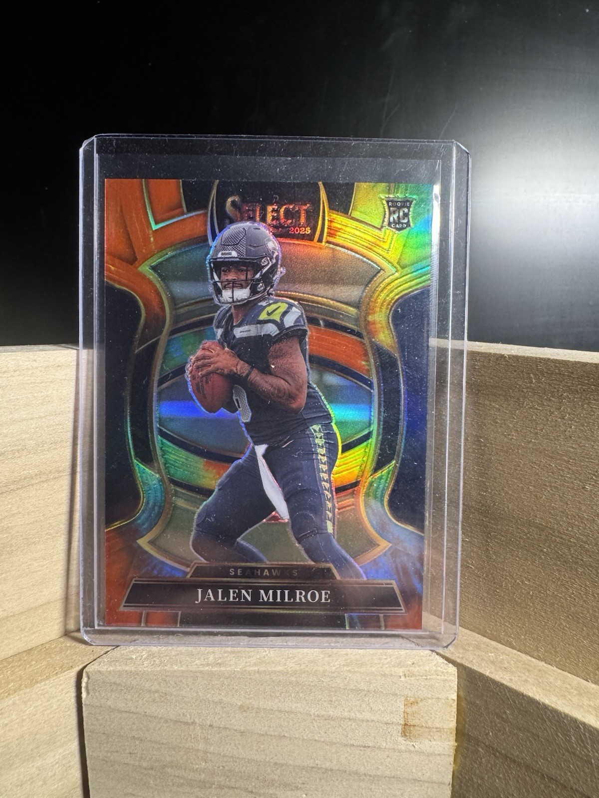 2025 Panini Select - Concourse Jalen Milroe #14 Tie-Dye Prizm /25 (RC)