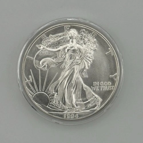 1994 American Silver Eagle 1 Troy Oz .999 Fine Silver - 2nd Rarest