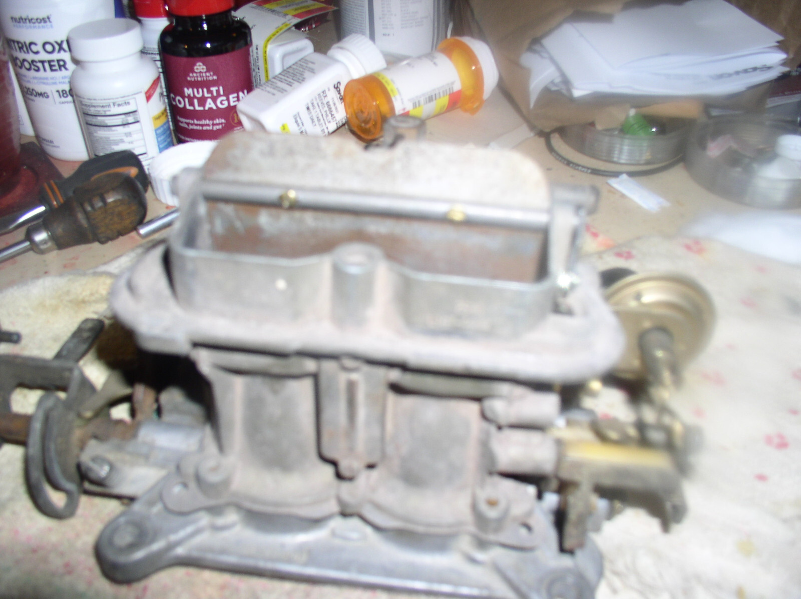 MOPAR 440 6 Six Pack Holley Carburetors 4669 4671 4672 Dodge Plymouth ...