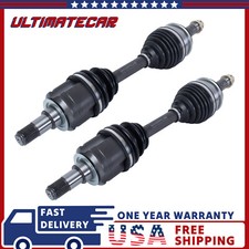 Set 2 Front Cv Axle Shaft For Toyota 4runner Tacoma Fj Cruiser Lexus Gx460 4wd