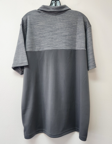 Mens Gray Wisconsin Short Sleeve Polo Shirt Size 2XL - Picture 3 of 7