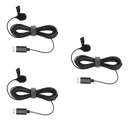 Collar Recording Mic Clip-on Lapel Microphone Microphone Conference Speaker - Afbeelding 6 van 12