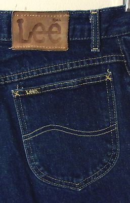 Vintage LEE 200-0147 Straight Leg Jeans (80s) Dark Blue Vintage LEE 200-0147 Straight Leg Jeans (80s) Dark Blue