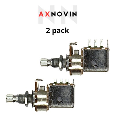 AXNOVIN 2 Pack Push/Pull Guitar Pots A500K Potentiometer
