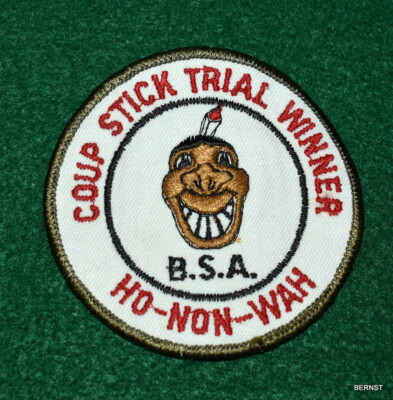 BOY SCOUT - CAMP HO-NON-WAH - COUP STICK TRAIL WINNER - FREE SHIPPING
