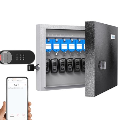 16 Key Lock Box, Key Cabinet Organizer, Key Safe Security Storage Lockbox Hol...
