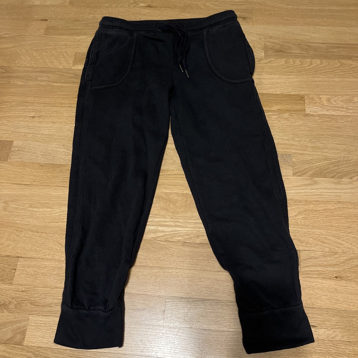 【送料&関税込】Stella McCartney Jogger adidas by Stella McCartney Black Jogger Fleece Sweat Pants