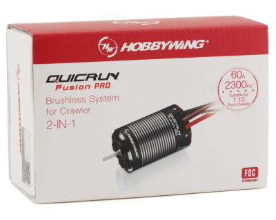 Hobbywing QuicRun Fusion Pro FOC 2-in-1 ESC & Motor System (2300Kv
