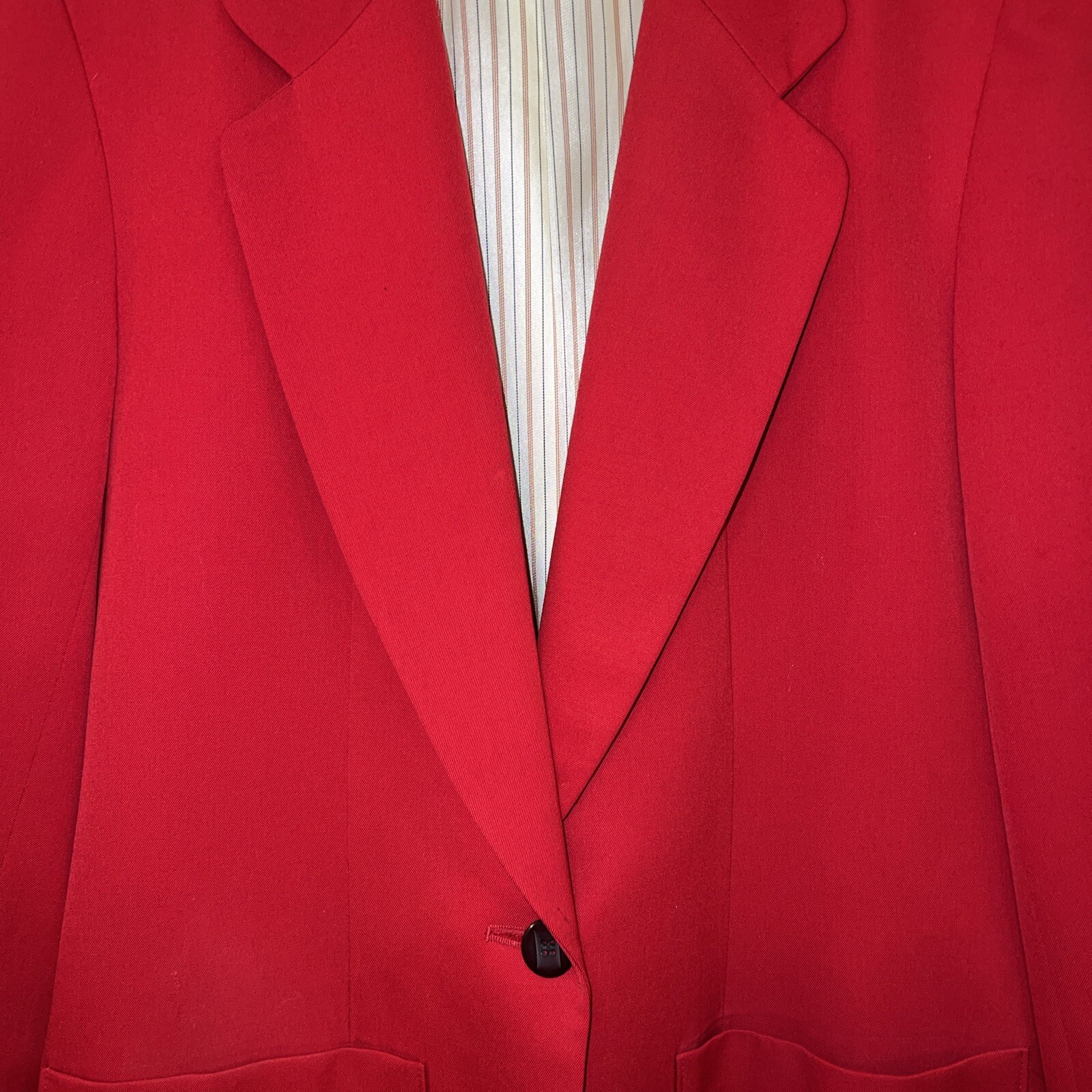 Pendleton Virgin Wool Jacket Red Size 12 Lined Bu… - image 2