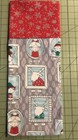 Homemade Cotton Santa’s Family Portraits Pillowcase -handmade, std size
