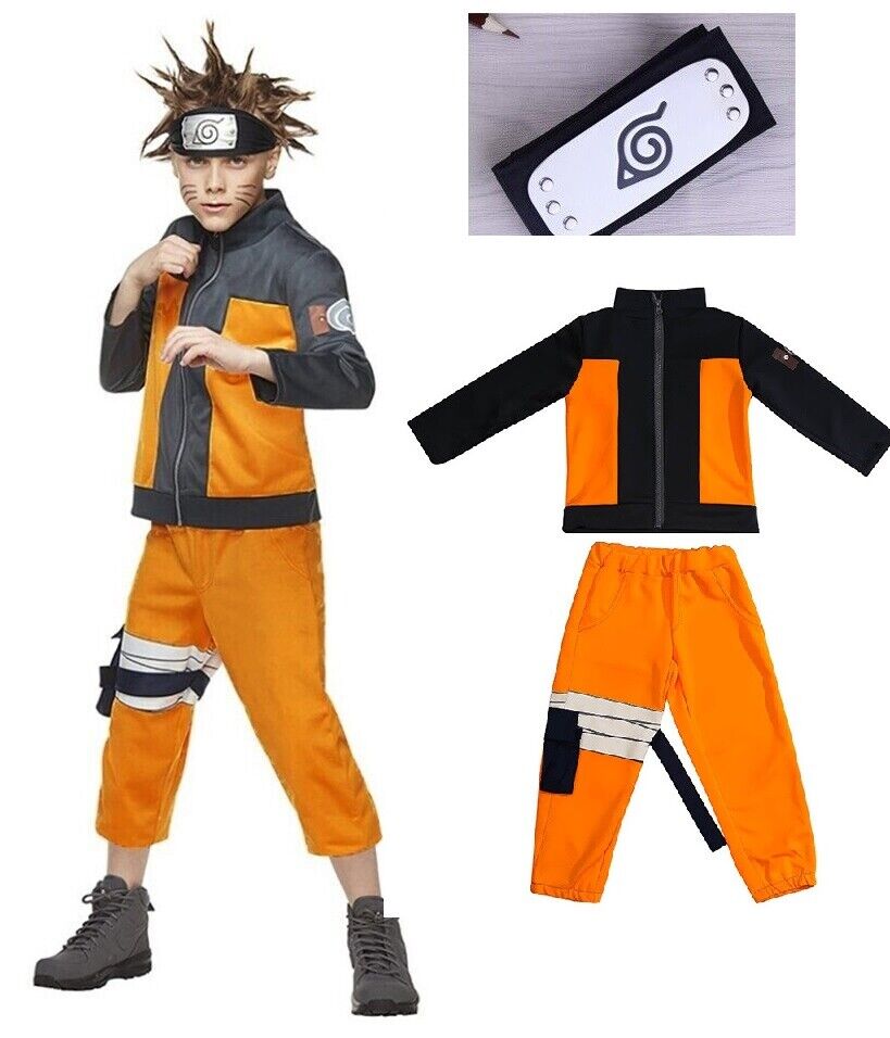 Cosplay Naruto Uzumaki Fantasia Adulto Naruto Clássico Original