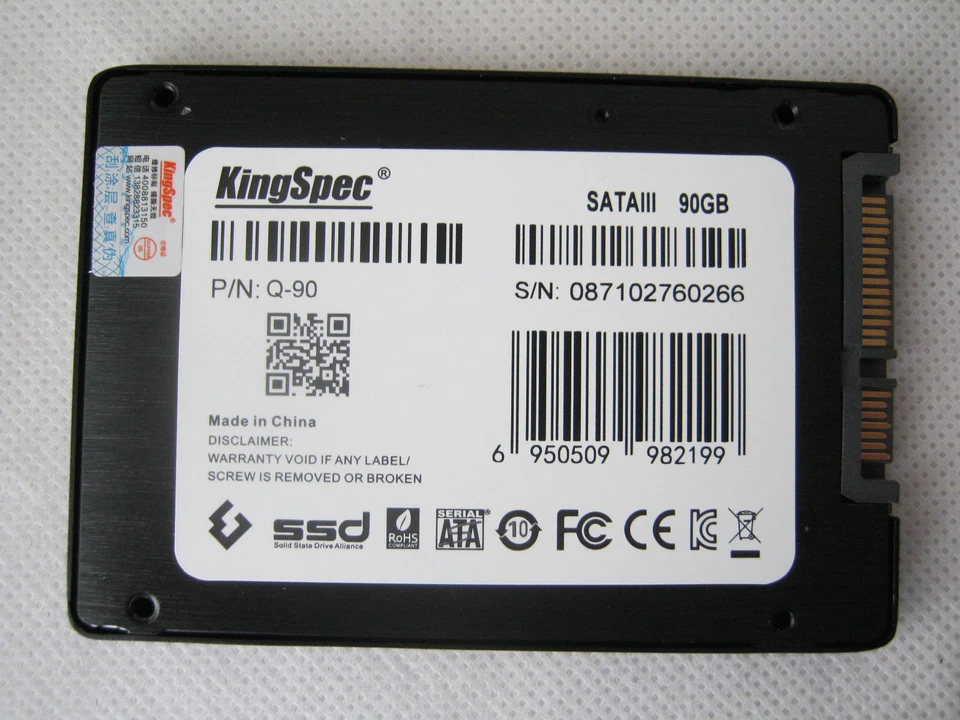 New kingspec SATA3 2.5 inch SATA 90GB 90G SSD Solid State hard drive Disk HDD  - Image 3 of 3