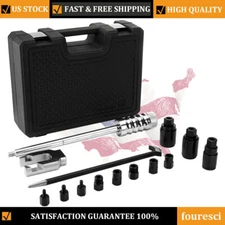 15Pcs Fuel Injector Puller Removal Tool Extractor Slide Hammer for Diesel Engine