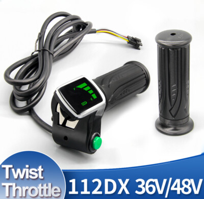 122DX Full Twist Throttle 36V 48V 6Pin SM Connector for E-Bike
