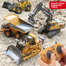 1:20 RC Truck Crawler Bulldozer Excavator 2.4GHz Remote Control Construction Toy