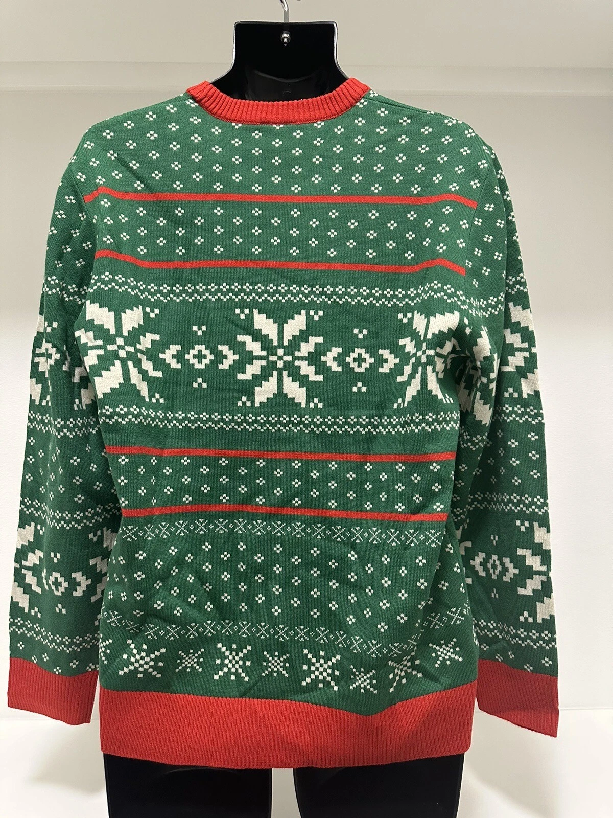 NWT Elf Son of a Nutcracker Ugly Christmas Sweater Mens Size Medium