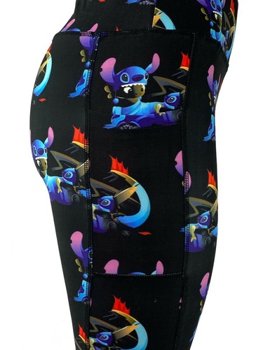 Stitch & Toothless Mashup LEGGINGS