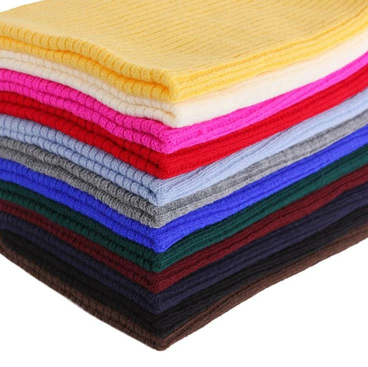 Gorro Invierno Tejido Liso Sombrero Suelto Gorra Puño Holgado Calavera Sombreros Esquí Hombres Mujeres Foto 2 de 4