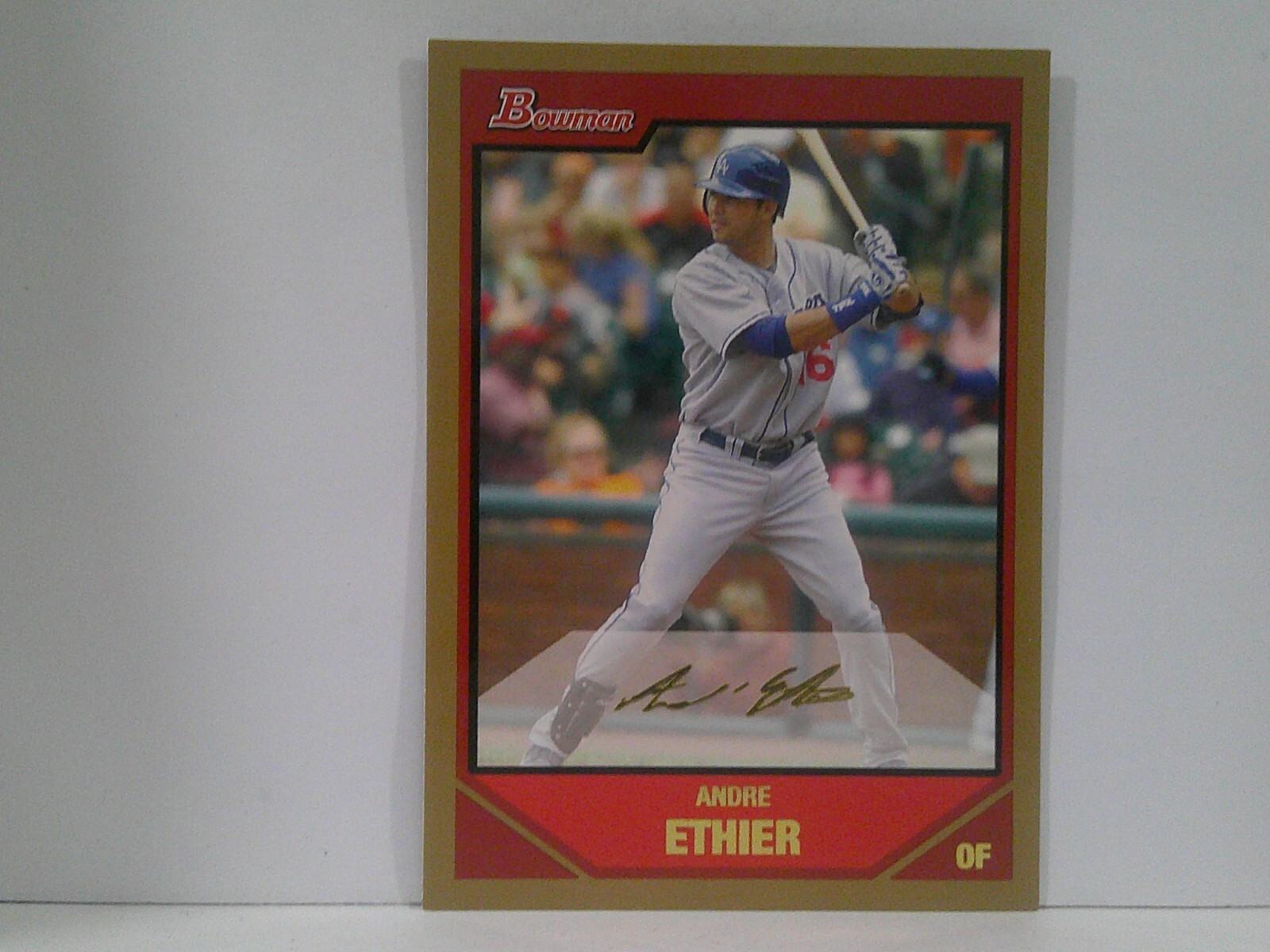 2007 Bowman Gold Andre Ethier #14
